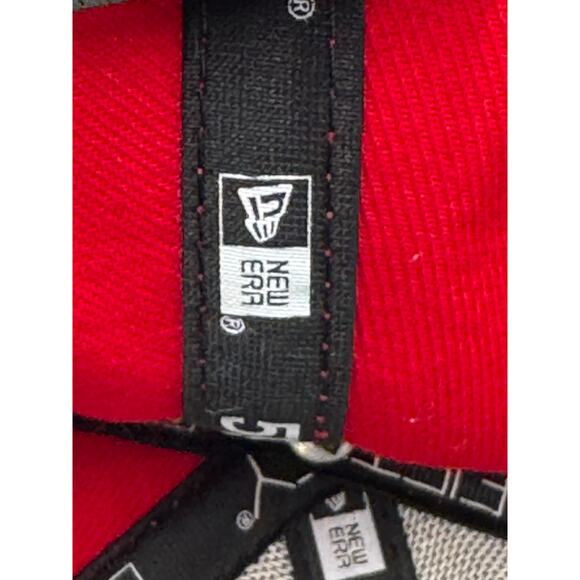 Washington Nationals Red Fitted Hat w/ White Stars Size 7 1/4 - Picture 11 of 12